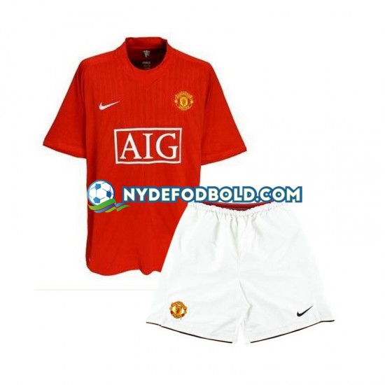 Lapset Manchester United Retro 2007 Lyhythihainen Fanipaita ,Koti