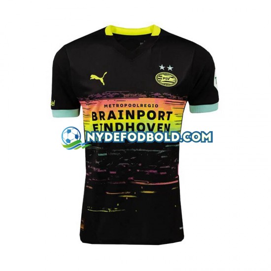 Miehet PSV Eindhoven 2024-2025 Lyhythihainen Fanipaita ,Vieras