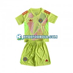 Lapset Skotlanti Maalivahdin Euro 2024 Lyhythihainen Fanipaita ,Koti