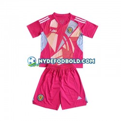 Lapset Skotlanti Maalivahdin Euro 2024 Lyhythihainen Fanipaita ,Kolmas