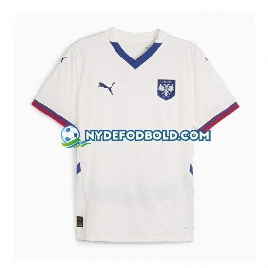 Miehet Serbia 2024-2025 Lyhythihainen Fanipaita ,Vieras