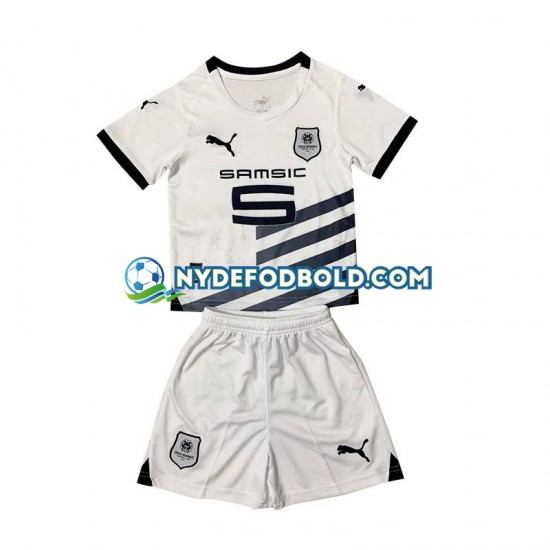 Lapset Stade Rennais 2023-2024 Valkoinen Lyhythihainen Fanipaita ,Vieras