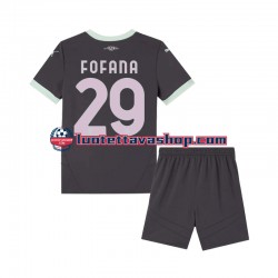 Lapset AC Milan Fofana 29 2024-2025 Lyhythihainen Fanipaita ,Kolmas