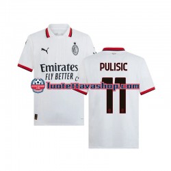 Miehet AC Milan PULISIC 11 2024-2025 Lyhythihainen Fanipaita ,Vieras