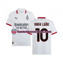 Miehet AC Milan RAFA LEAO 10 2024-2025 Lyhythihainen Fanipaita ,Vieras