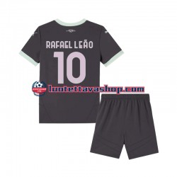 Lapset AC Milan Rafael Leao 10 2024-2025 Lyhythihainen Fanipaita ,Kolmas