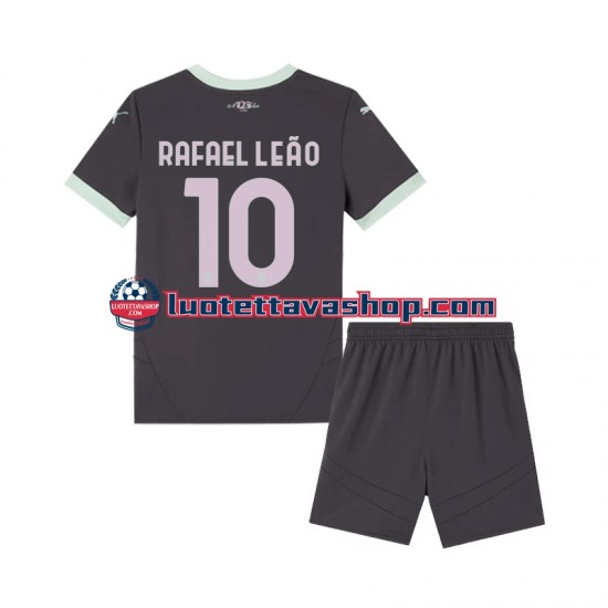 Lapset AC Milan Rafael Leao 10 2024-2025 Lyhythihainen Fanipaita ,Kolmas