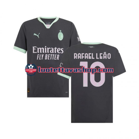 Miehet AC Milan Rafael Leao 10 2024-2025 Lyhythihainen Fanipaita ,Kolmas