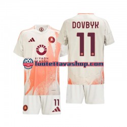 Lapset AS Roma Artem Dovbyk 11 2024-2025 Lyhythihainen Fanipaita ,Vieras