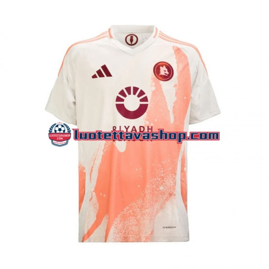 Miehet AS Roma 2024-2025 Lyhythihainen Fanipaita ,Vieras