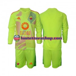 Lapset AS Roma Maalivahdin 2024-2025 Pitkähihainen Fanipaita ,Vieras