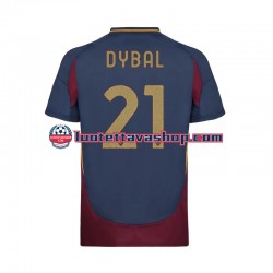 Miehet AS Roma Paulo Dybala 21 2024-2025 Lyhythihainen Fanipaita ,Kolmas
