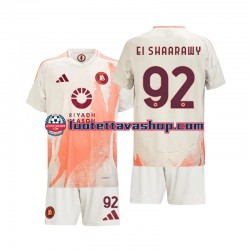 Lapset AS Roma Stephan El Shaarawy 92 2024-2025 Lyhythihainen Fanipaita ,Vieras