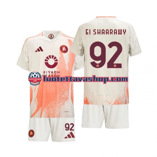 Lapset AS Roma Stephan El Shaarawy 92 2024-2025 Lyhythihainen Fanipaita ,Vieras