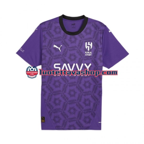 Miehet Al Hilal 2024-2025 Lyhythihainen Fanipaita ,Kolmas