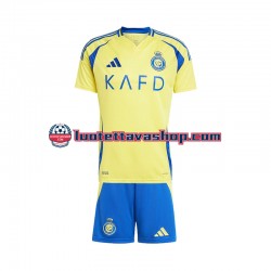 Lapset Al Nassr 2024-2025 Lyhythihainen Fanipaita ,Koti
