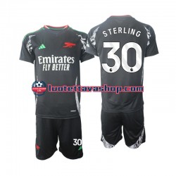 Lapset Arsenal Sterling 30 2024-2025 Lyhythihainen Fanipaita ,Vieras