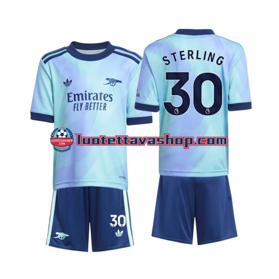 Lapset Arsenal Sterling 30 2024-2025 Lyhythihainen Fanipaita ,Kolmas