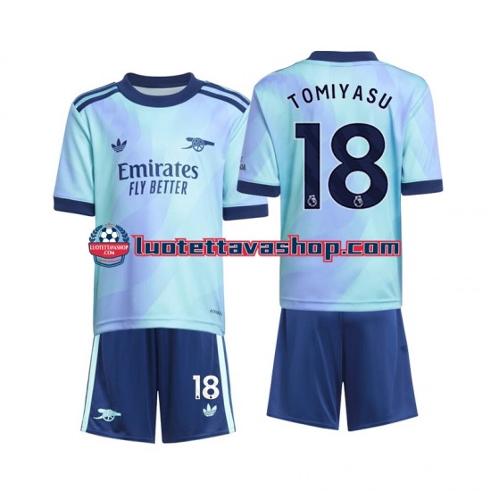 Lapset Arsenal Takehiro Tomiyasu 18 2024-2025 Lyhythihainen Fanipaita ,Kolmas