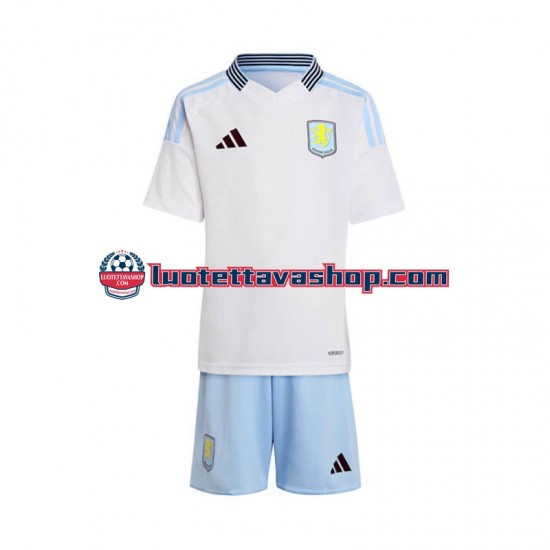 Lapset Aston Villa 2024-2025 Lyhythihainen Fanipaita ,Vieras