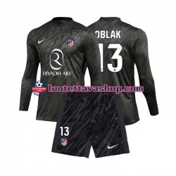Lapset Atlético Madrid Maalivahdin Jan Oblak 13 2024-2025 Pitkähihainen Fanipaita ,Koti