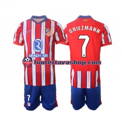 Lapset Atlético Madrid Griezmann 7 2024-2025 Lyhythihainen Fanipaita ,Koti