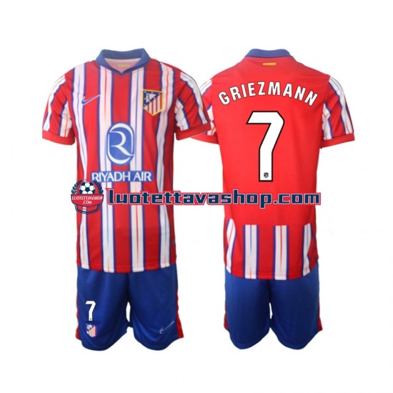 Lapset Atlético Madrid Griezmann 7 2024-2025 Lyhythihainen Fanipaita ,Koti