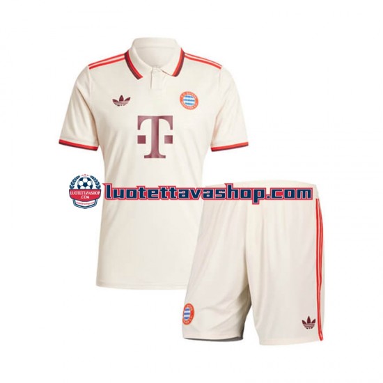 Lapset FC Bayern München 2024-2025 Lyhythihainen Fanipaita ,Kolmas