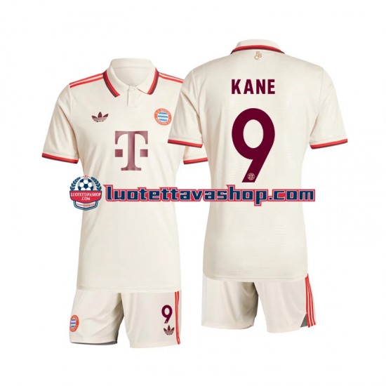 Lapset FC Bayern München Kane 9 2024-2025 Lyhythihainen Fanipaita ,Kolmas