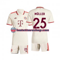 Lapset FC Bayern München Muller 25 2024-2025 Lyhythihainen Fanipaita ,Kolmas