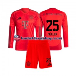Lapset FC Bayern München Thomas Muller 25 2024-2025 Pitkähihainen Fanipaita ,Koti