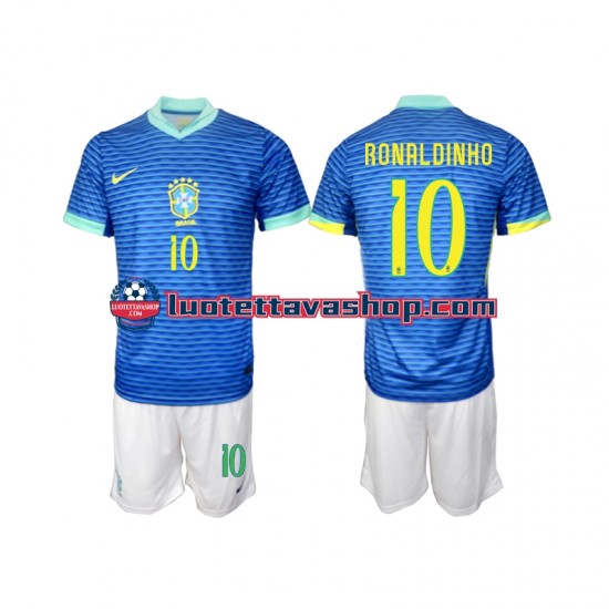 Lapset Brasilia Ronaldinho 10 2024 Lyhythihainen Fanipaita ,Vieras