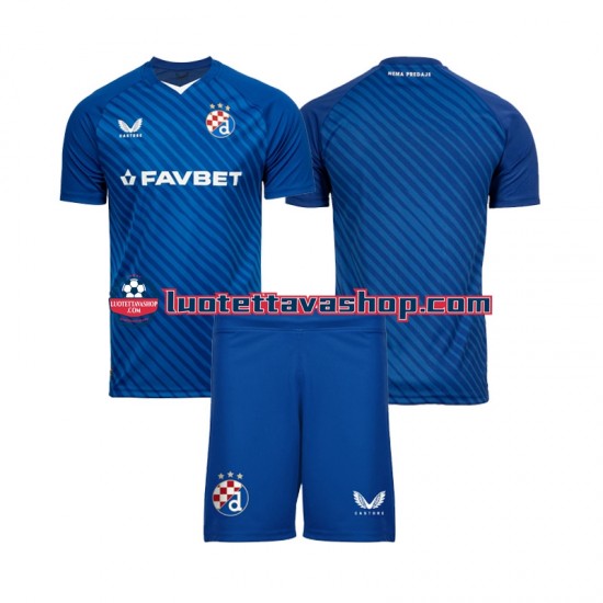 Lapset Dinamo Zagreb 2024-2025 Lyhythihainen Fanipaita ,Koti