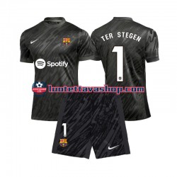 Lapset FC Barcelona Maalivahdin Ter Stegen 1 2024-2025 Lyhythihainen Fanipaita ,Kolmas