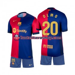 Lapset FC Barcelona Olmo 20 2024-2025 Lyhythihainen Fanipaita ,Koti