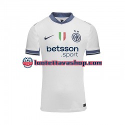 Miehet Inter Milan 2024-2025 Lyhythihainen Fanipaita ,Vieras