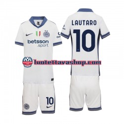Lapset Inter Milan Lautaro 10 2024-2025 Lyhythihainen Fanipaita ,Vieras