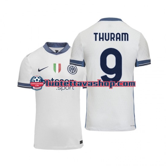 Miehet Inter Milan Marcus Thuram 9 2024-2025 Lyhythihainen Fanipaita ,Vieras