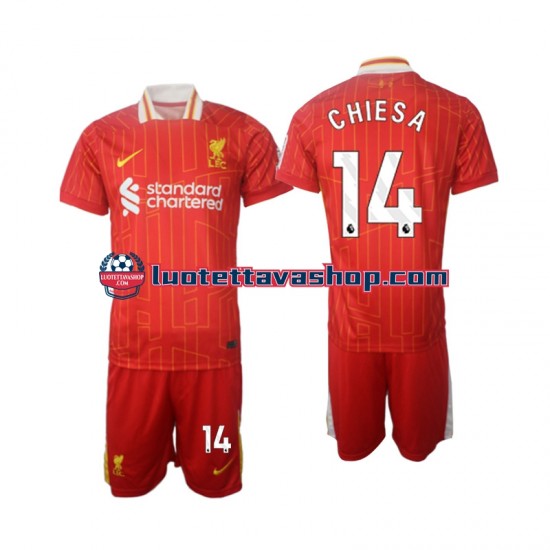 Lapset Liverpool Chiesa 14 2024-2025 Lyhythihainen Fanipaita ,Koti