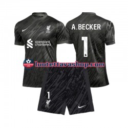 Lapset Liverpool Maalivahdin Alisson Becker 1 2024-2025 Lyhythihainen Fanipaita ,Koti