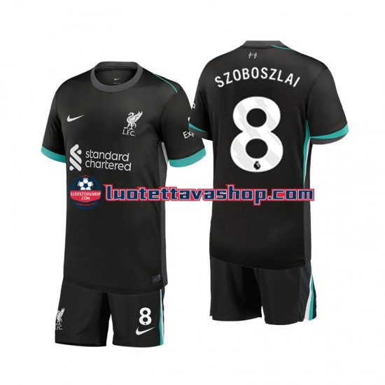 Lapset Liverpool Szoboszlai 8 2024-2025 Lyhythihainen Fanipaita ,Vieras