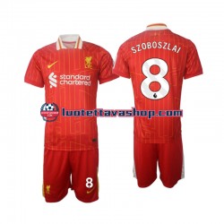 Lapset Liverpool Szoboszlai 8 2024-2025 Lyhythihainen Fanipaita ,Koti