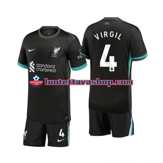 Lapset Liverpool Virgil 4 2024-2025 Lyhythihainen Fanipaita ,Vieras