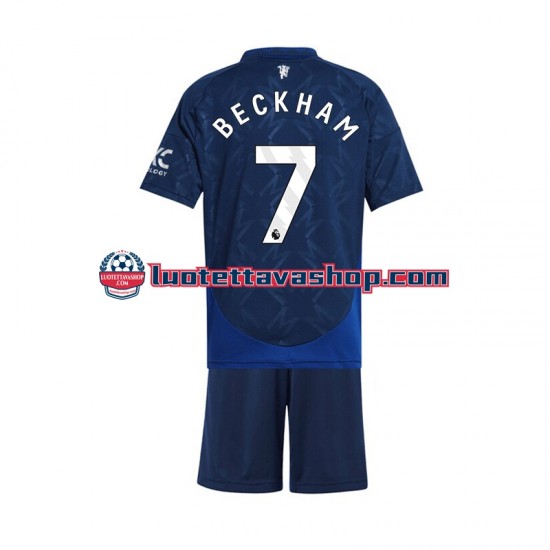 Lapset Manchester United Beckham 7 2024-2025 Lyhythihainen Fanipaita ,Vieras