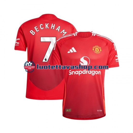 Miehet Manchester United Beckham 7 2024-2025 Lyhythihainen Fanipaita ,Koti