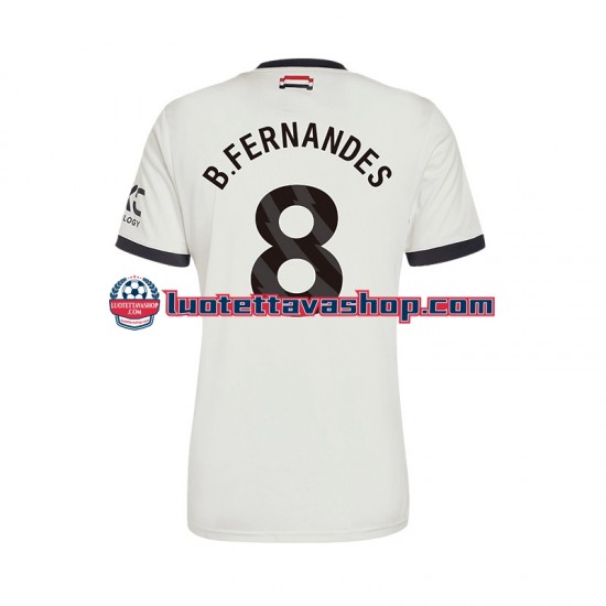 Miehet Manchester United Bruno Fernandes 8 2024-2025 Lyhythihainen Fanipaita ,Kolmas