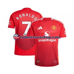 Miehet Manchester United Cristiano Ronaldo 7 2024-2025 Lyhythihainen Fanipaita ,Koti