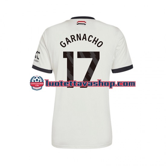 Miehet Manchester United GARNACHO 17 2024-2025 Lyhythihainen Fanipaita ,Kolmas
