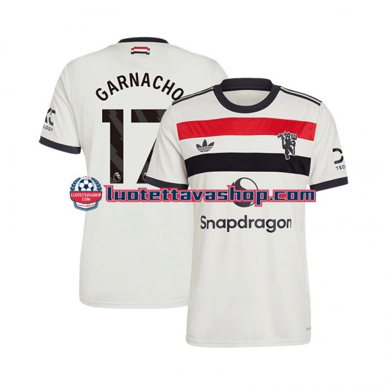 Miehet Manchester United GARNACHO 17 2024-2025 Lyhythihainen Fanipaita ,Kolmas