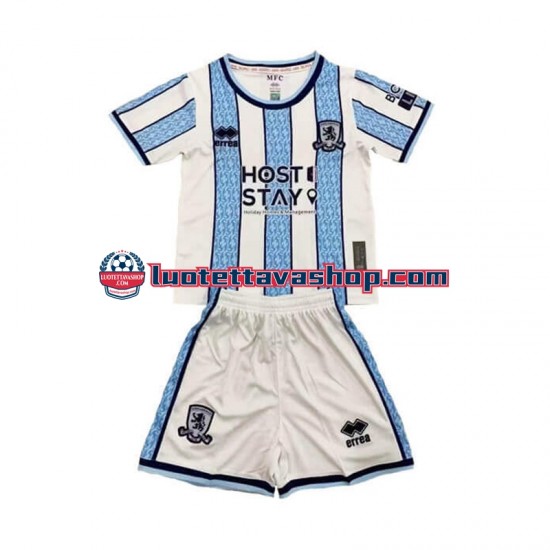 Lapset Middlesbrough 2024-2025 Lyhythihainen Fanipaita ,Vieras